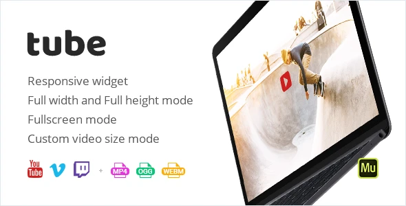Tube – Responsive Adobe Muse Video Widget